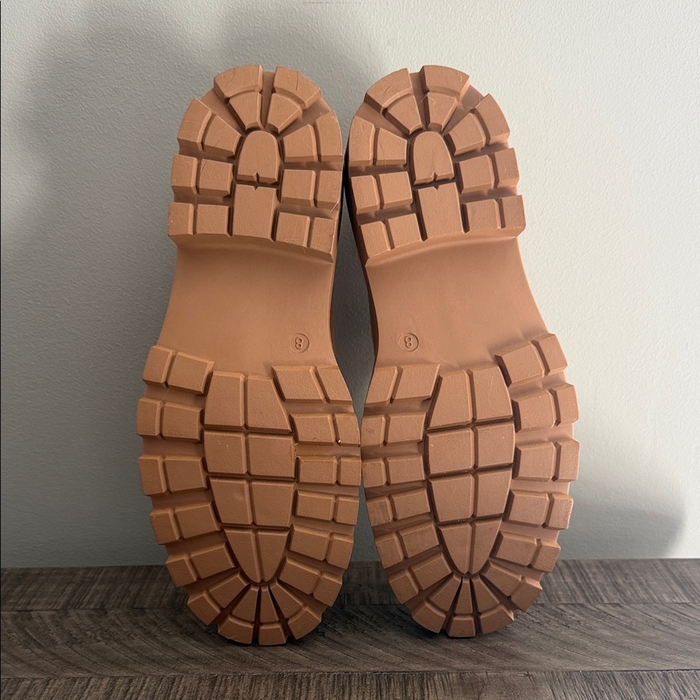 JustFab Tan Loafers - Picture 6 of 6